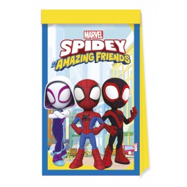 4 Sacchetti di Carta Spiderman Spidey Economici