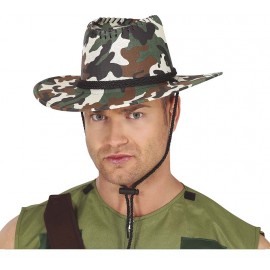 Sombrero Cowboy Marrone Camouflage