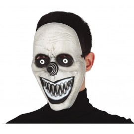 Compra Maschera Clown Sorridente Grigio in Pvc 