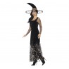 Costume da Strega deluxe con stelle Nero e Oro store