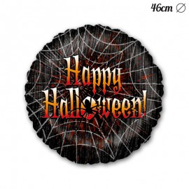 Palloncino Happy Halloween Ragnatela Foil 46 cm