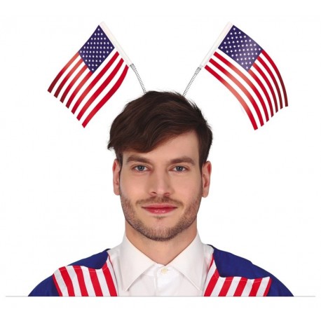 Cerchietto con Bandiere Americane 