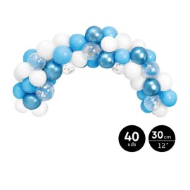 Arco di Palloncini Azzurri 150 cm 