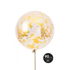 Palloncino con Coriandoli Metallizzati 90 cm