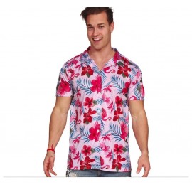 Camicia Hawaiana con Fenicotteri Online