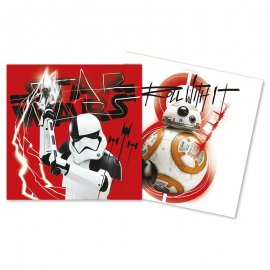 20 Tovaglioli Star Wars VIII 33 cm 20 Tovaglioli Star Wars VIII 33 cm