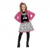 Costume da Rock Star Bambina Economico