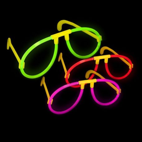 Occhiali Fluorescenti Aviatore Individuali (1 pz)