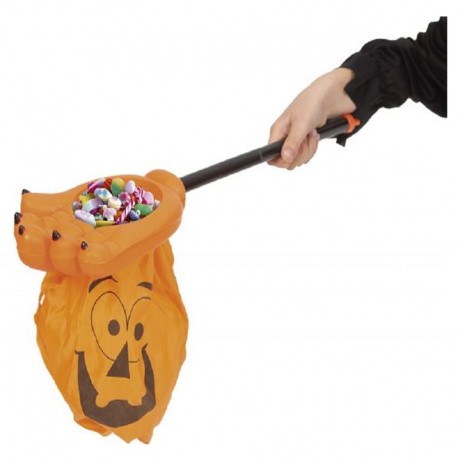 Acquista Mano Acchiappacaramelle con Zucca 53 Cm