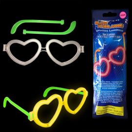 Occhiali Luminosi Cuore Individuali (1pz)