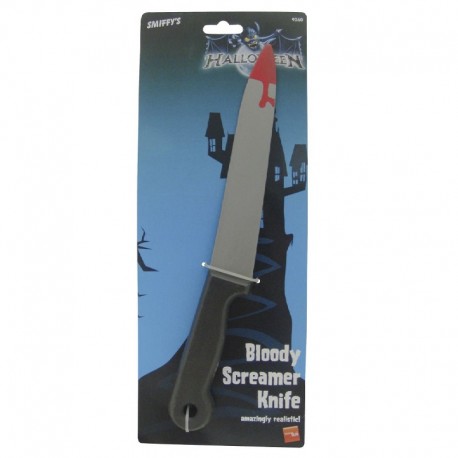 Acquista Coltello Grigio Macchiato di Sangue