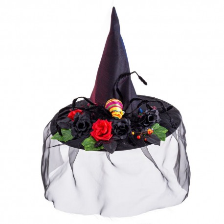 Cappello da Strega con Fiori Shop