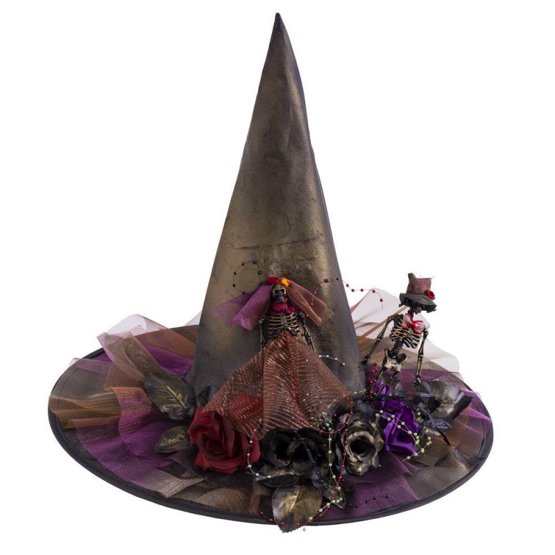2 decorazioni a forma di cappello da strega