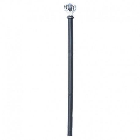 Bastone Estendibile Per Tende Easy – Acciaio INOX Bianco, 40-60 Cm (Senza Fori Né Viti)