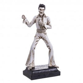 Compra Statuina Scheletro Elvis Presley in Poliresina 14 X 9 X 31 Cm