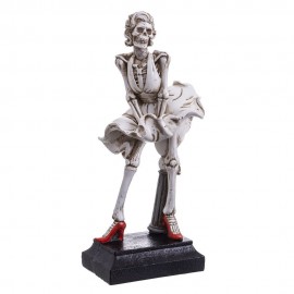 Statuina Scheletro Marilyn Monroe in Poliresina 15 X 11 X 31 cm Online