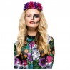 Cerchietto Catrina con Rose Rosa e Viola Shop