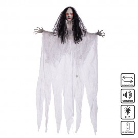 Compra Fantasma Bambola Bianca da Appendere 55x11x120 Cm