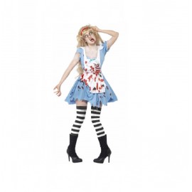 Costume Alice nel Paese delle Meraviglie Zombie, Blu Shop