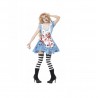 Costume Alice nel Paese delle Meraviglie Zombie, Blu Shop