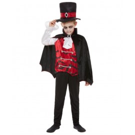 Costume da Vampiro con Cappello per Bambino Economico