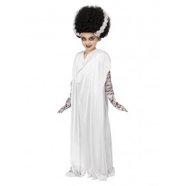 Costume Mostro Moglie di Frankenstein Bambina Economico