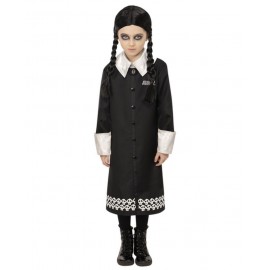 Costume della Familia Addams Mercoledì Economico