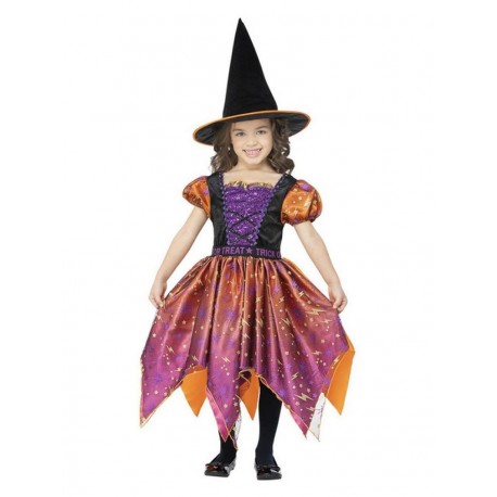 Costume da Strega Luna e Stelle Economico 