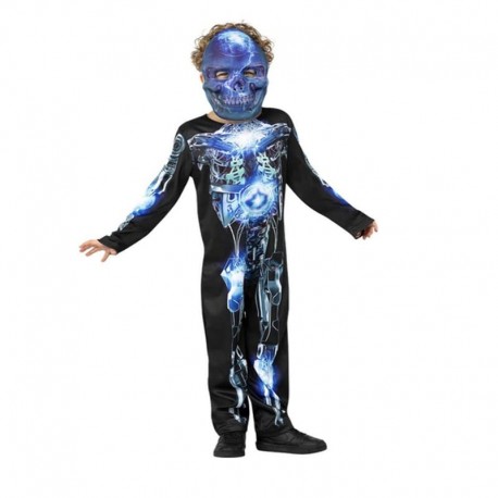 Costume da Scheletro Robotico Economico