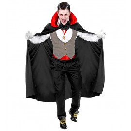 Costume da Conte Dracula con Gilet Grigio da Uomo Economico