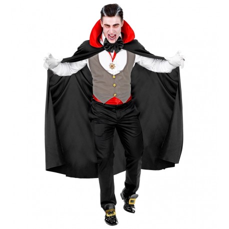 Costume da Conte Dracula con Gilet Grigio da Uomo Economico