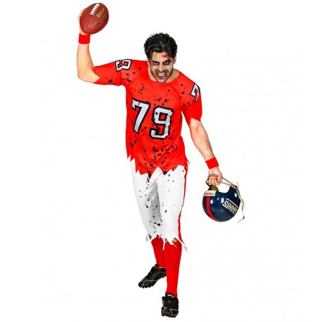 Costume da Giocatore da Football Americano Zombie per Adulto Shop