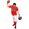 Costume da Giocatore da Football Americano Zombie per Adulto Shop