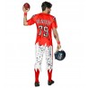 Costume da Giocatore da Football Americano Zombie per Adulto Shop