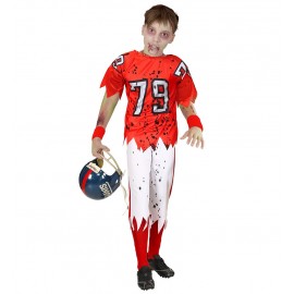 Costume da Giocatore da Football Americano Zombie per Bambino Online