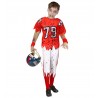 Costume da Giocatore da Football Americano Zombie per Bambino Online