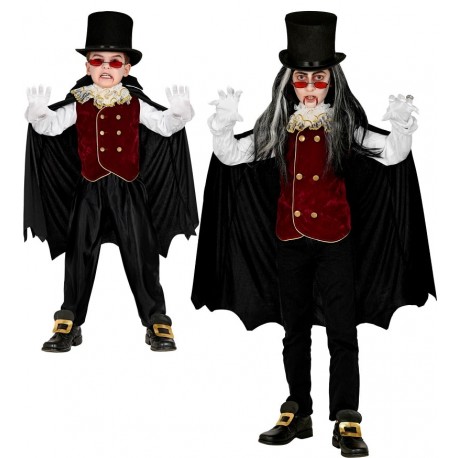 My Other Me Costume Conte Dracula Per Bambino - Taglie Da 12-24 Mesi - Completo Con Mantello, Gilet E Pantaloni