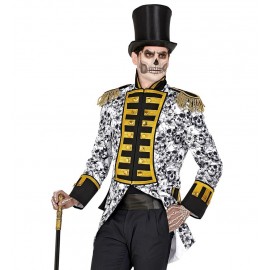 Acquista Costume Frac da Pirata Día De Los Muertos per Uomo
