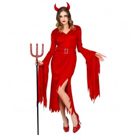 Costume da Diavolo Strappato Rosso Shop