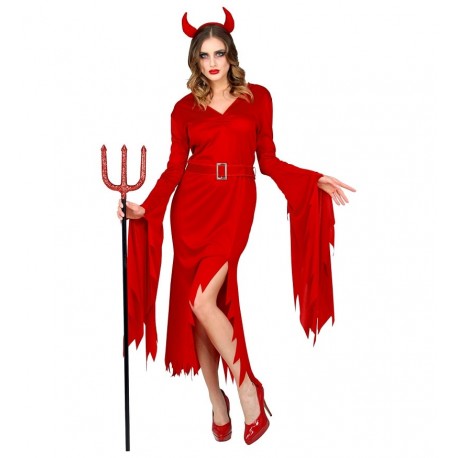 Costume da Diavolo Strappato Rosso Shop