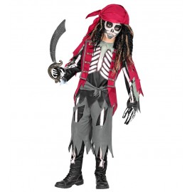 Costume da Pirata Scheletro Bambino Economico