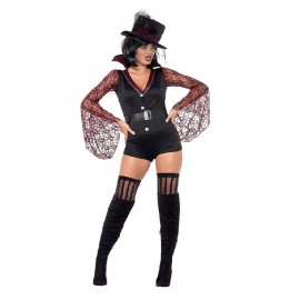 Costume da Vampira Sexy Nero Economico