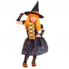 Costume da Strega Moonlight Arancione da Bambina Shop