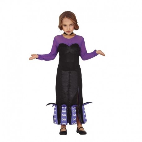 Costume da Ursula per Bambina Economico 