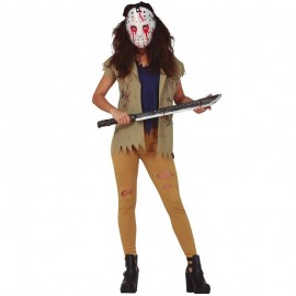 Costume con Maschera da Hokey e Machete Shop