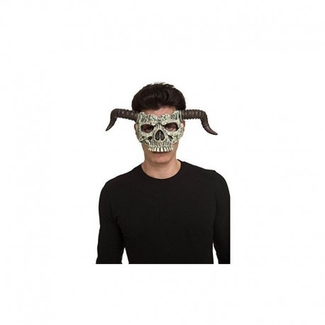 Maschera Scheletro con Corna Shop