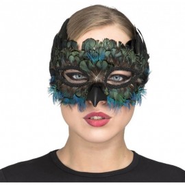 Maschera da Uccello con Piume Colorate Online