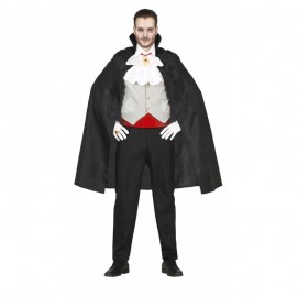 Costume da Vampiro con Mantello Nero per Adulto Online