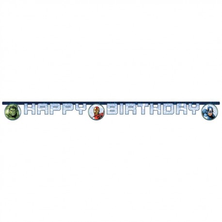 Festone Avengers Happy Birthday