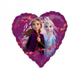 Palloncino Elsa e Anna Forma di Cuore